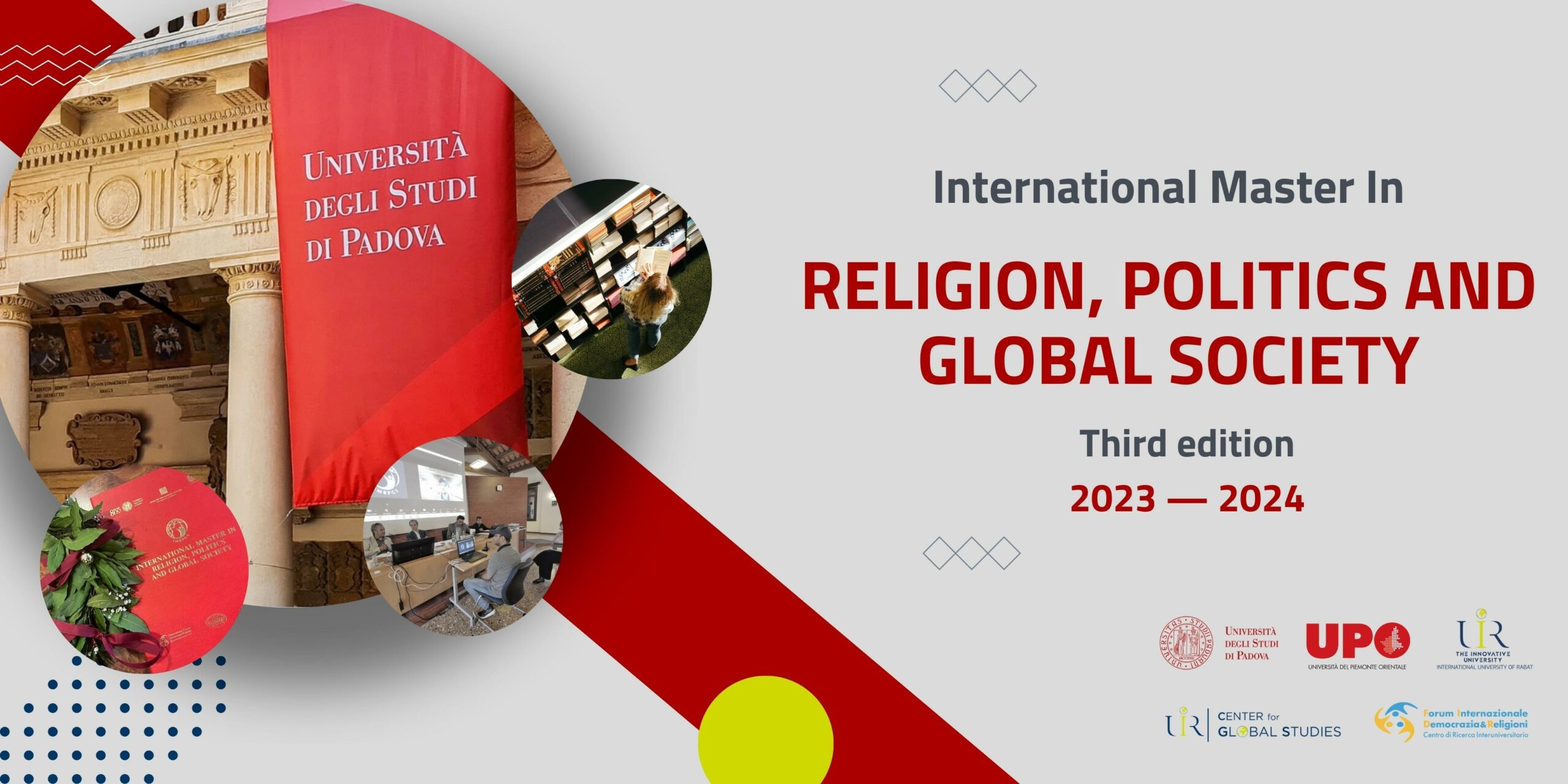 INTERNATIONAL MASTER IN RELIGION,POLITICS AND GLOBAL SOCIETY  - THIRD EDITION